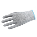 Hespax Cut Resistant HPPE Work Gloves PU Coated